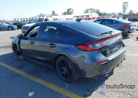 2025 Honda Civic Sport z USA, uszkodzony, nr VIN 19XFL2H80SE014157